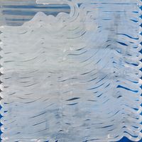 The Waiting Line, Acrylic on polyester, 165 x 165 cm, Hamburg 2011